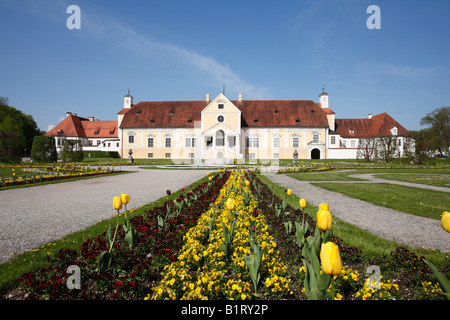 Vieux Château de Schleissheim, Oberschliessheim, près de Munich, Haute-Bavière, Allemagne, Europe Banque D'Images