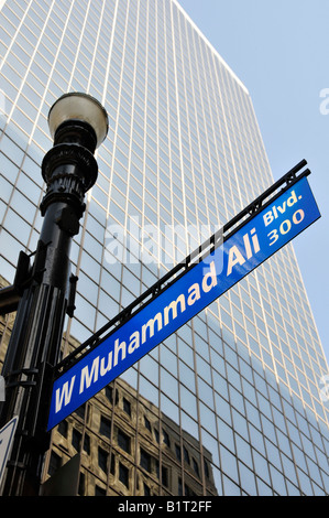 Muhammad Ali Blvd au centre-ville de Louisville KENTUCKY KY Banque D'Images