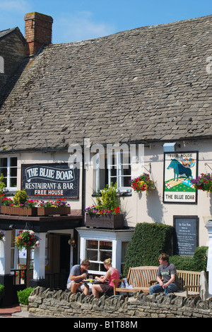 The Fleece Inn, Goddards Lane, Chipping Norton, Oxfordshire, Angleterre, Royaume-Uni Banque D'Images