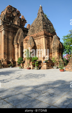 La tour Cham de Po Nagar Nha Trang Viêt Nam Banque D'Images