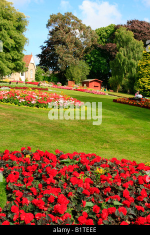 Ville du comté de Victoria Gardens truro cornwall england uk go Banque D'Images