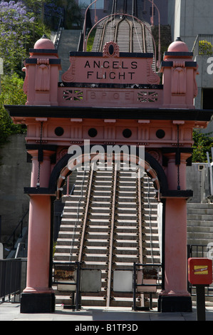 Angels flight vernicular, Los Angeles, Californie, USA Banque D'Images