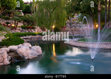 Les étangs au Phoenician Resort de Scottsdale en Arizona Banque D'Images