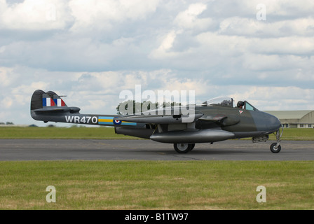 De Havilland Venom DH112 Kemble Air Show 2008 Banque D'Images
