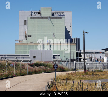 Un dormeur, Nuclear Power Station. Banque D'Images