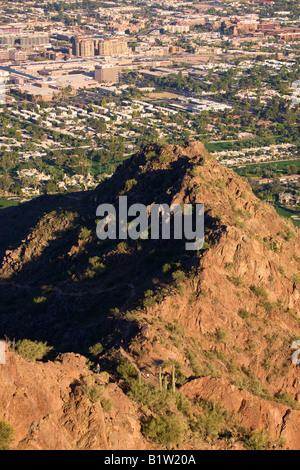 La randonnée sur la montagne Camelback Phoenix Arizona Banque D'Images