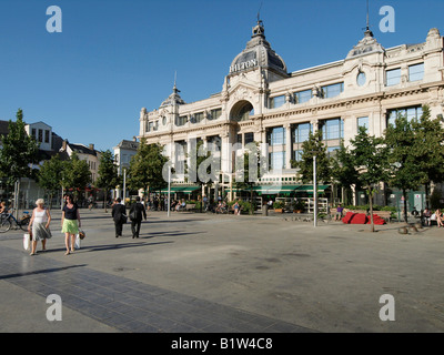 L'hôtel Hilton d'Anvers sur la place Groenplaats Flandre Belgique Banque D'Images