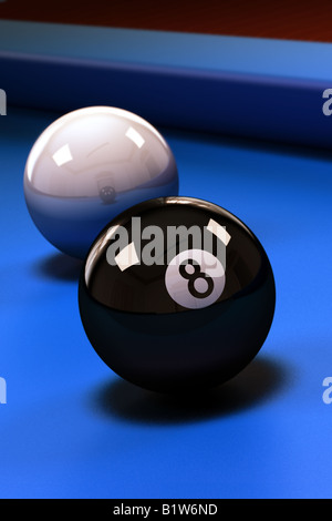 Eight ball Banque D'Images