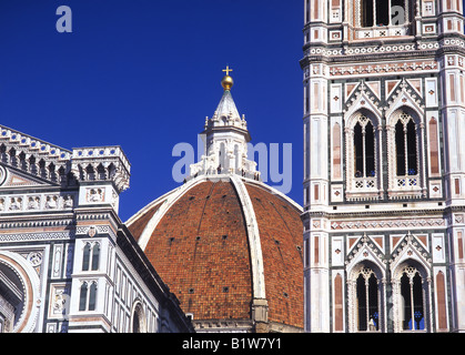 Le duomo et le Campanile Abstract close up Florence Firenze Toscane Italie Banque D'Images