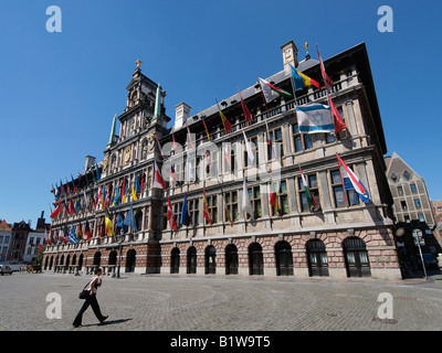 Hôtel de ville Anvers Flandre Belgique Banque D'Images