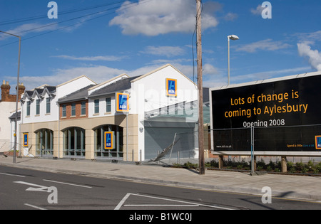 Tout nouveau supermarché Aldi Aylesbury Buckinghamshire Banque D'Images