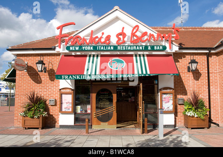 Frankie et Benny's New York Restaurant Italien et Bar - Aylesbury - Buckinghamshire Banque D'Images