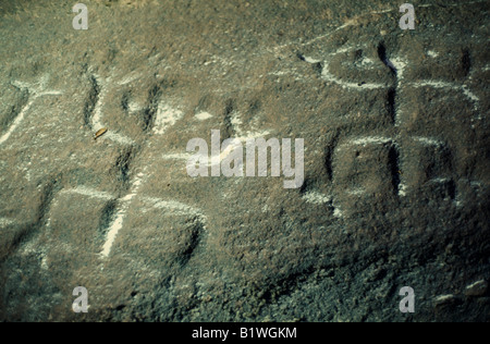 La COLOMBIE au nord-ouest d'Autochtones Tukano Amazon Banque D'Images