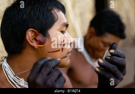 La COLOMBIE au nord ouest Amazon tribu autochtone Tukano Banque D'Images