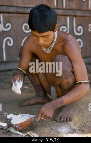 La COLOMBIE au nord ouest Amazon tribu autochtone Tukano Banque D'Images