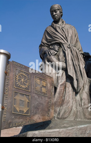 Monument à l'Underground Railroad - Detroit Banque D'Images