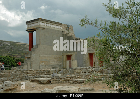 Les ruines de Knossos. Crète, Grèce Banque D'Images