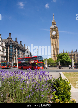 Big Ben à Westminster, Londres Banque D'Images