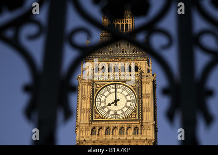 Big Ben et le Parlement, London, England, UK Banque D'Images