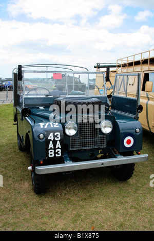 Land Rover série 1 RAF véhicule militaire 'Royal Air Force' Banque D'Images