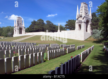 Cimetière militaire d'Etaples Etaples Pas De Calais France Banque D'Images