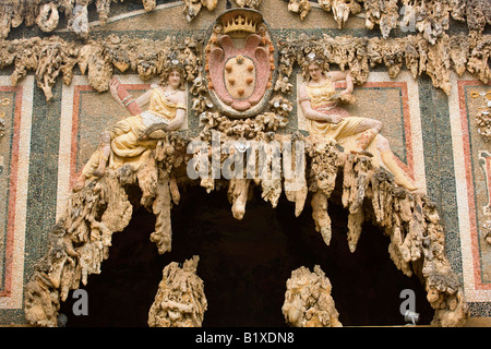 Dans la grande grotte de Boboli à Florence Banque D'Images