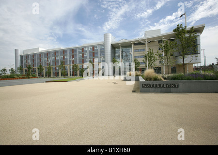 Ville de Doncaster, Angleterre. Doncaster College Campus Waterfront aussi connu sous le moyeu. Banque D'Images