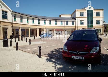 Grand centre commercial Cambourne Cambridgeshire Angleterre Banque D'Images