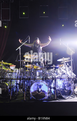 Mike Portnoy-Drummer portrait, Dream Theatre, photo Kazimierz Jurewicz Banque D'Images