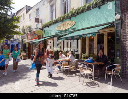Caffé Uno Upper Street Islington Londres Banque D'Images