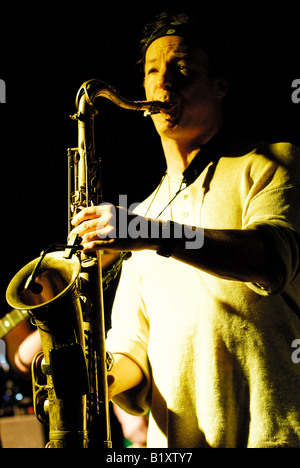William D. 'Bill' evans (né 9 février 1958 à Clarendon Hills, Illinois) est un saxophoniste américain de jazz, photo Kazimierz Jurewicz Banque D'Images