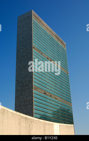 Siège de l'Organisation des Nations Unies, New York, USA Banque D'Images