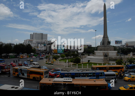 Victory Monument square , bangkok , Thaïlande Banque D'Images