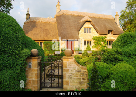 Cotswold cottage de chaume, Chipping Campden, Gloucestershire, Angleterre, Royaume-Uni Banque D'Images