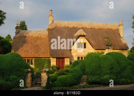 Cotswold cottage de chaume, Chipping Campden, Gloucestershire, Angleterre, Royaume-Uni Banque D'Images