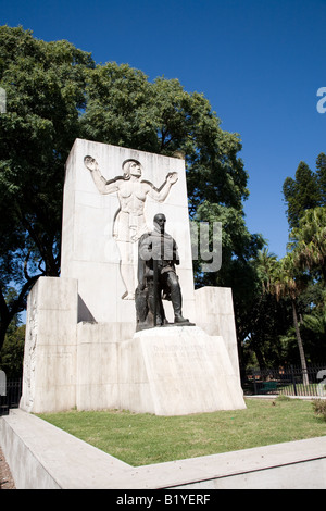 Don Pedro de Mendoza Monument, parc de San Telmo, Buenos Aires Banque D'Images