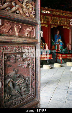 Le Temple de Confucius, Jianshui, Yunnan, Chine Banque D'Images