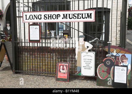 Boutique Long musée à l'ancienne usine d'ingénierie, Garretts Woodbridge, Suffolk, Angleterre Banque D'Images