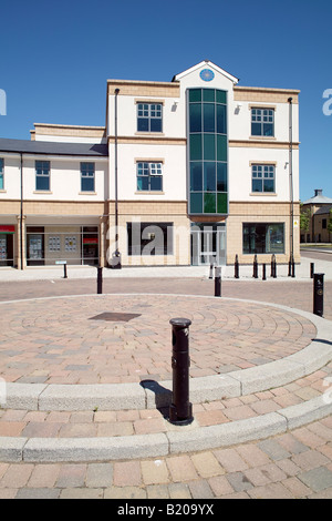 Grand centre commercial Cambourne Cambridgeshire Angleterre Banque D'Images