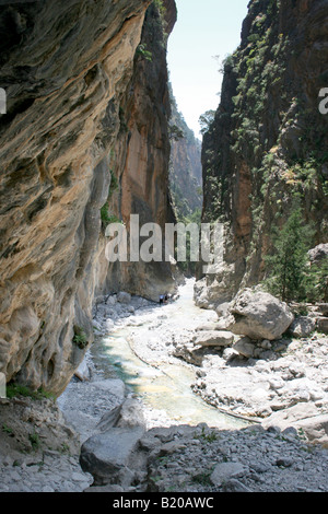 Gorges de Samaria Banque D'Images