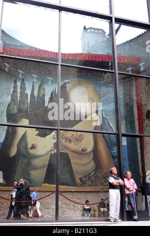 À l'intérieur du Musée d'un grand surréaliste Salvador Dali, Figueres, en Catalogne, Espagne. Banque D'Images