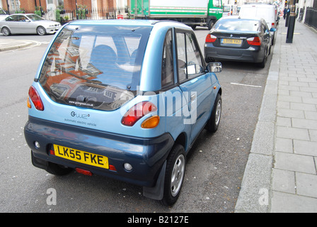 G wiz, voiture électrique, économie, zone C, la taxe de circulation, bouilloire, vert Banque D'Images