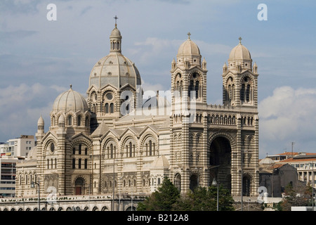 Cathédrale de la Major, Marseille, Bouches du Rhône, au sud de la France. Banque D'Images