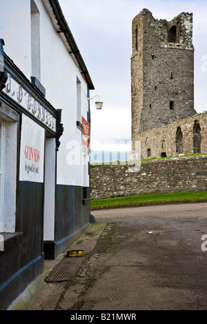 O Connells Bar Skryne Hill County Meath, en Irlande près de monastère Banque D'Images