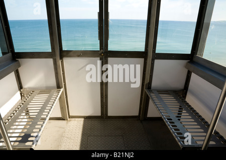 La vue depuis l'Est de la falaise à Bournemouth Banque D'Images