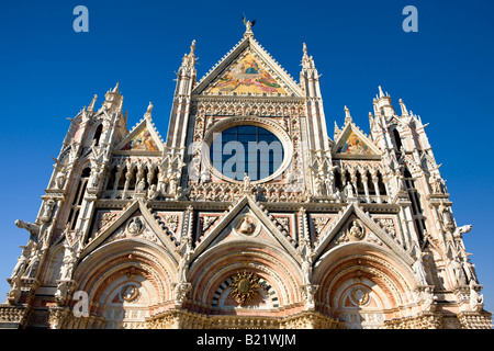 Duomo Santa Maria Assunta à Sienne Banque D'Images