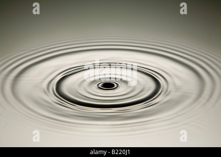 Ondulations de l’eau Banque D'Images