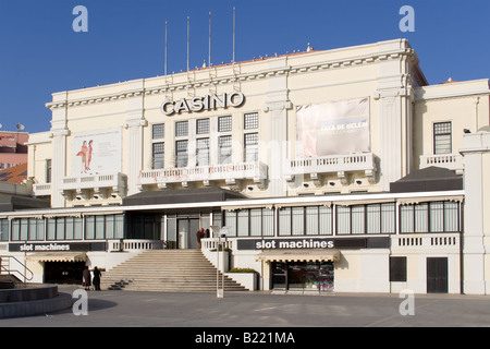 Casino Póvoa de Varzim, Portugal. L'un des trois casinos du Estoril-Sol III, le plus important groupe casino en Europe. Banque D'Images