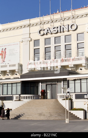 Casino Póvoa de Varzim, Portugal. L'un des trois casinos du Estoril-Sol III, le plus important groupe casino en Europe. Banque D'Images