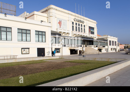 Casino Póvoa de Varzim, Portugal. L'un des trois casinos du Estoril-Sol III, le plus important groupe casino en Europe. Banque D'Images